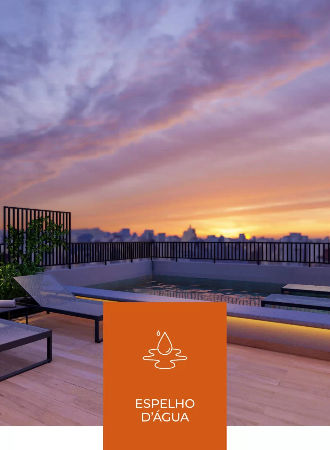 MITZ MATRIZ Espelho Dagua